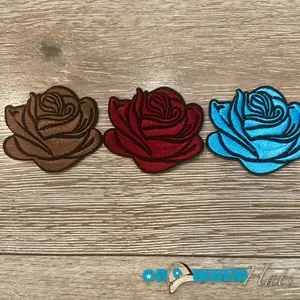 Rose Iron-On Patch