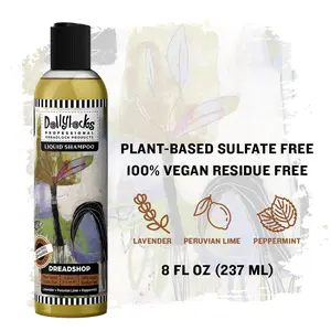 Dollylocks Clarifying Liquid Shampoo | Lavender Lime Peppermint | Dreadshop