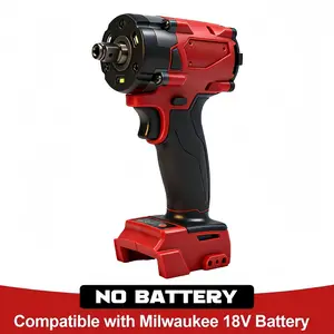 Cordless 1/2" Impact Wrench – High Torque Brushless, Compatible with Milwaukee M18 (NO Battery)