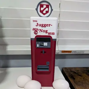 Juggernog perk machine mini replica + free bonus juggernog keychain