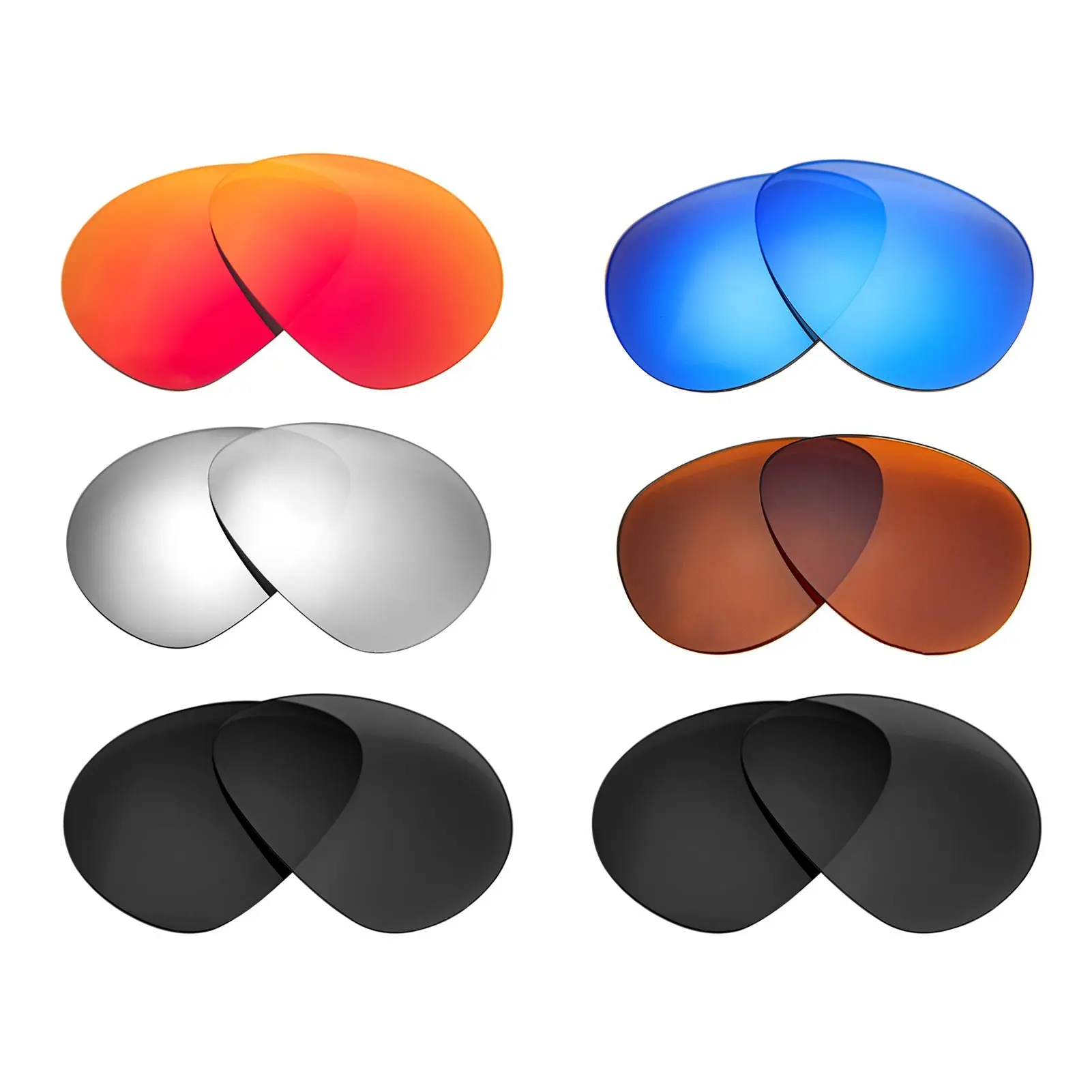Walleva Replacement Lenses for Costa Del Mar Loreto