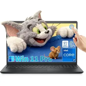 Dell 15 Laptop DC15250 Touchscreen for Business & Student, Intel Core i7-1355U(Up to 5.0GHz), 15.6" Touch Screen FHD Display, 16/32GB RAM, 1/2TB SSD, Copilot AI, Win 11 Pro, WiFi6, Numeric Keypad