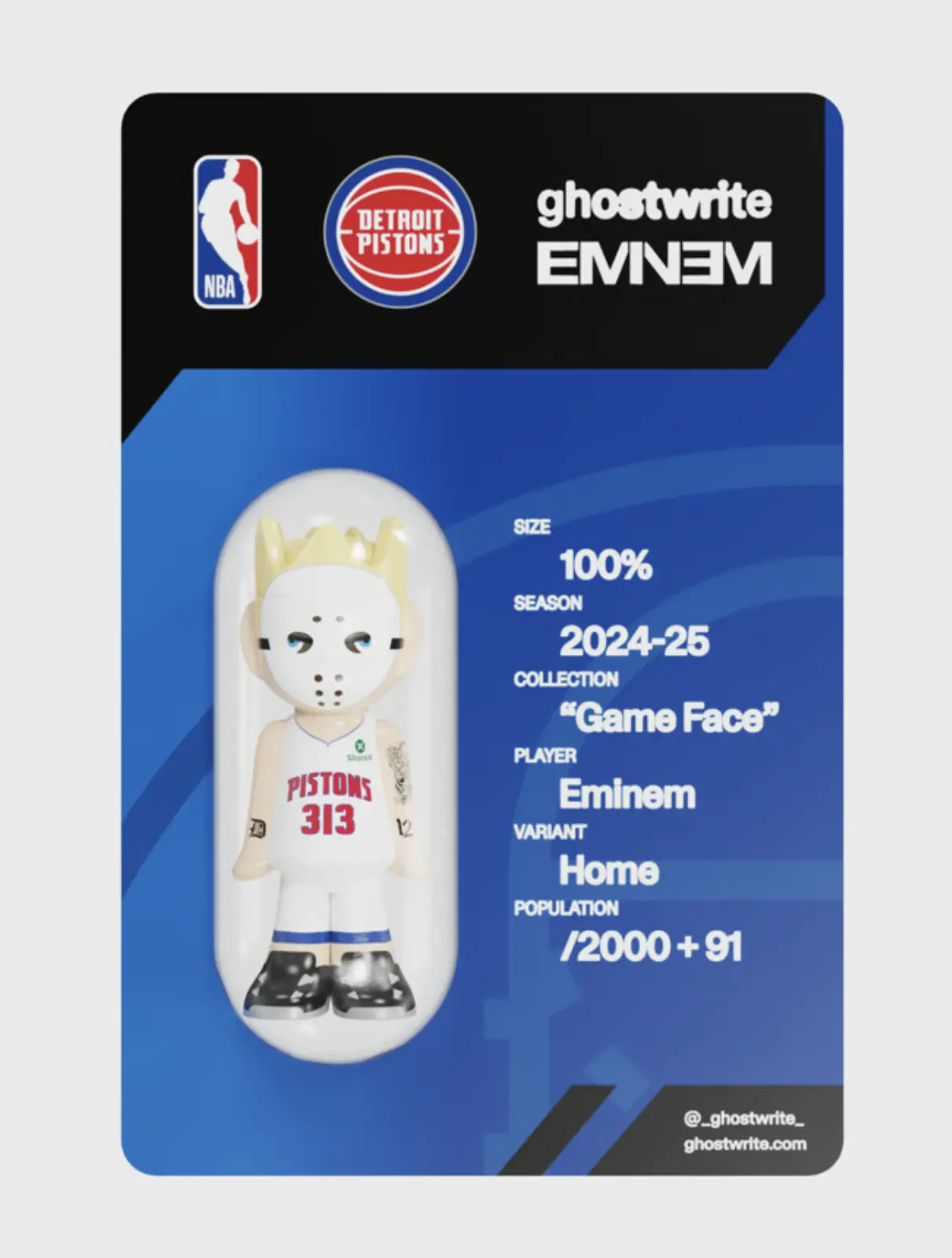 Ghostwrite "One", "Guzman", "Jae Tips", "Eminem" 100% Figure (1 Base of each)