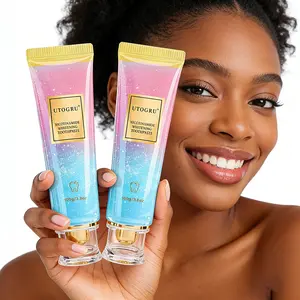 2PC Niacinamide Whitening Toothpaste Triple Whitening Formula with Xylitol Mint Flavor Fluoride-Free Stain Removal Enamel Repair for Sensitive Teeth Gum Health Daily Oral Care，Easter gifts, Father's Day gifts, World Cup