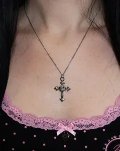 Truth or Dare Cross Necklace