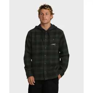 Baja Sur Flannel Shirt - Black