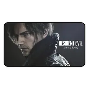 Leon RE9 Desk Mat, Gaming Mousepad, Video Game Character Artwork