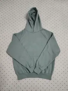 Soft Moss Green Oversize Pullover Hoodie Unisex Heavyweight Streetwear Sweatshirt Long Sleeve Casual Tops French Terry Vintage Fit