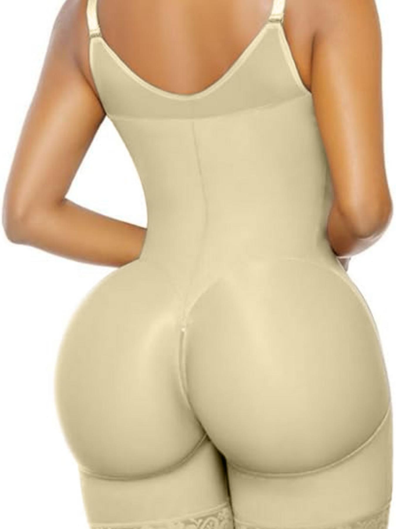 ODOV Fajas 1 Count Shapewear for Women, Colombian Shapewear, Tummy Control Butt Lifter Shaper with Zipper Crotch Detachable shoulder strap, Tight-Fitting Jumpsuit, Suitable For Daily Wear Womenswear Compression