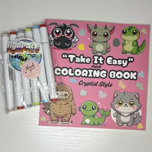 Relax & Color Starter Kit – Coloring Book + Markers