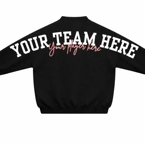 Custom Team Sweatshirt | Personalized Back Name Sports Crewneck | Varsity Game Day Pullover for Rink, Field & Stands
