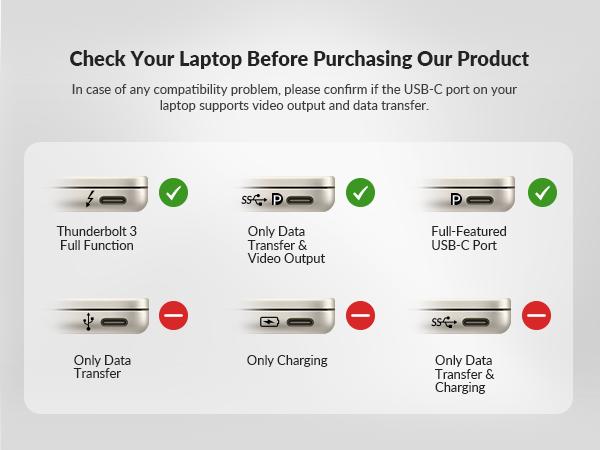 AV Access iDock C10 Dual Monitor KVM Switch Docking Station for Laptop & Desktop, EDID & Full-Featured USB-C, 60W Charging & 1Gb Ethernet for Laptop