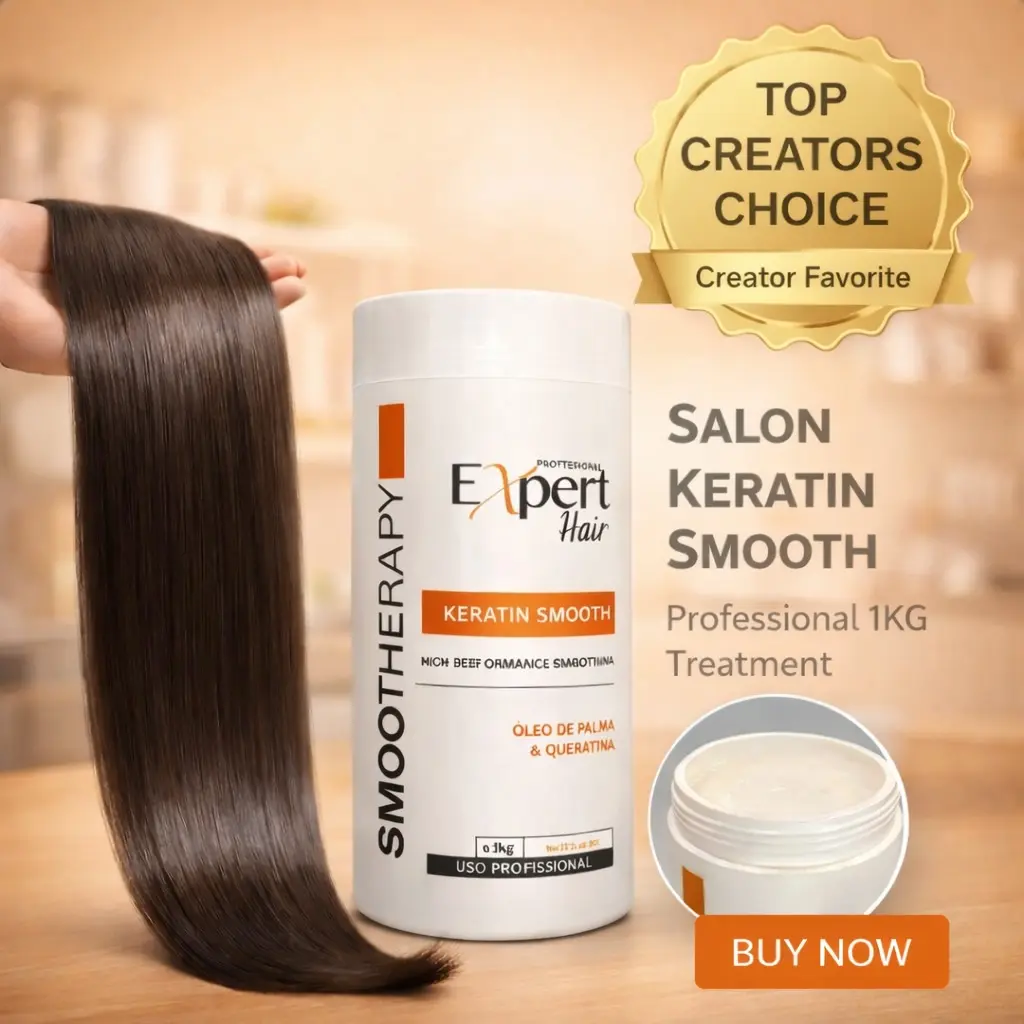 Expert Hair Btox BotoExpert Keratin Smootherapy Hair Treatment System 1kg/35.2oz | High-Performance Keratin Smoothing Treatment | Defrizzing Anti-Frizz Hair Botox Formula | Palm Oil & Protein Hydrating Formula for Straight, Soft, Shiny Hair