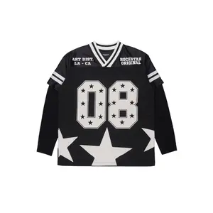 Slava Black Double Layer L/S Mesh Jersey
