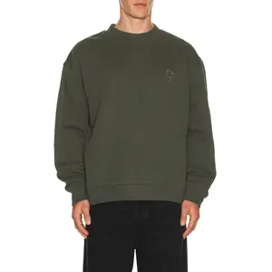 ALLSAINTS Haven Crew Sweatshirt in Garnet Green