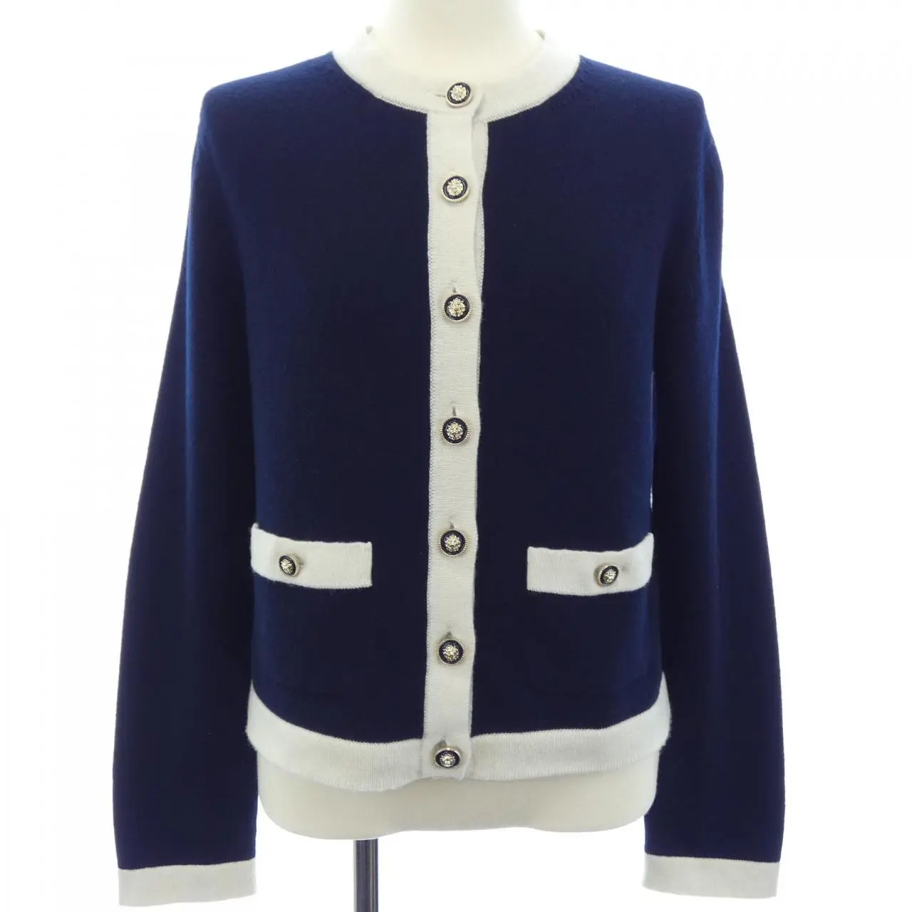 Pre-owned CHANEL Cashmere Small Leather Goods Cardigan