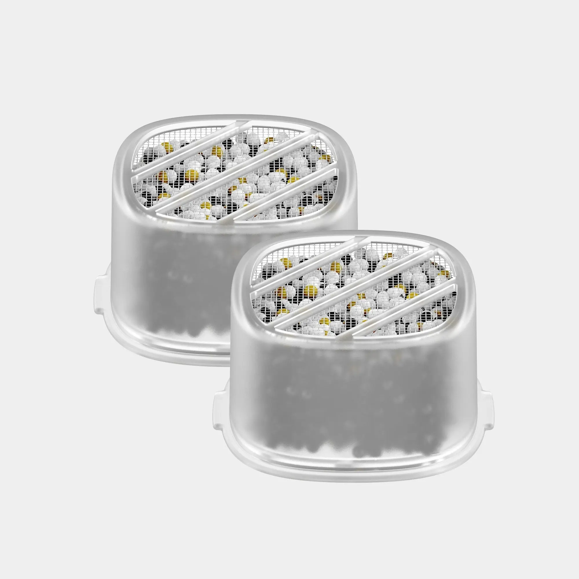 Bath Tub Filter Cartridge 2-Pack | Reduces Chlorine & Irritants | Activated Carbon | Copper-Zinc | Calcium Sulfite Media