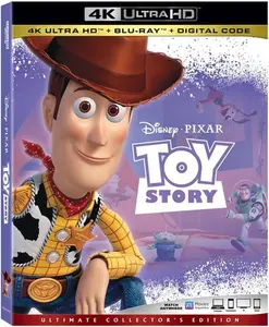 Toy Story  [4K ULTRA HD BLU-RAY MOVIE] With Blu-Ray, 4K Mastering, Collector's Ed, Dolby, Dubbed, Subtitled, Ac-3/Dolby Digital, 2 Pack