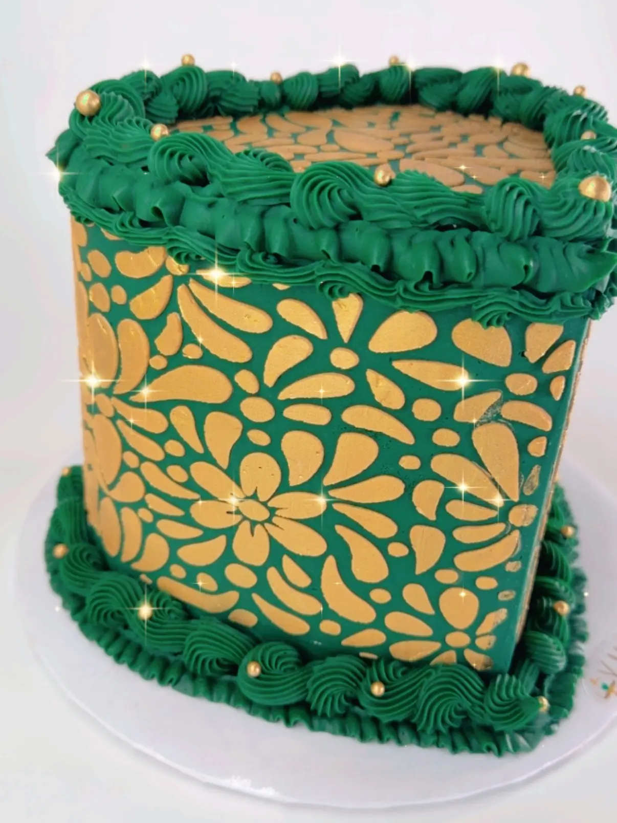 Tall Talavera Cake Stencil 7.75x 11.5