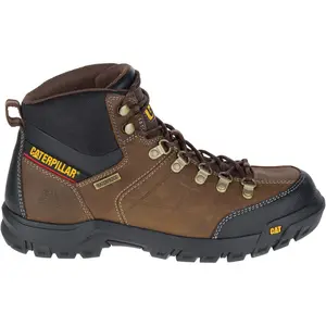 Caterpillar Mens Threshold Waterproof Electrical Soft Toe  Work/Duty - Black, Brown