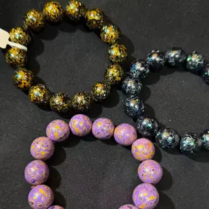 Lacquer Bracelet 15mm Mother Pearl Inlaid