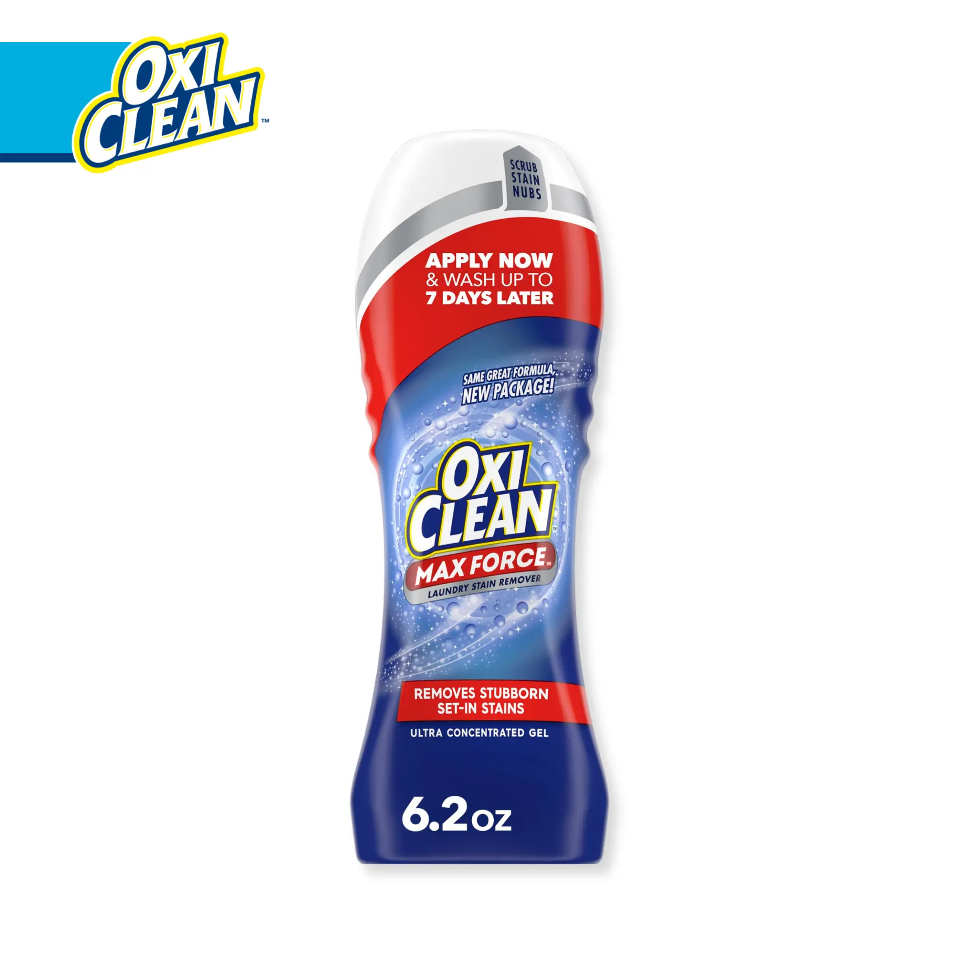 OxiClean Max Force Laundry Stain Remover Gel Stick, 6.2 fl oz