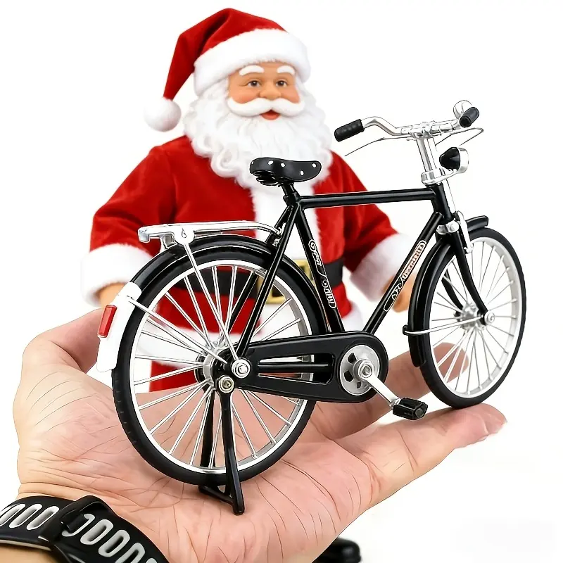 52-Piece Retro Aluminum Alloy Bicycle Model Set - Brain-Training, Hands-On Miniature, Ideal for Collectors, Meaningful Gift & Greenish Home/Office Decor, Decorative Metal Miniatures, Metal Alloy Miniatures