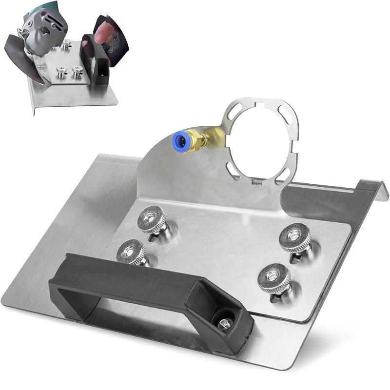 45 degree ceramic tile chamfering tool, anglegrinder bracket for cutting 45 degree ceramictiles, 100 type universal 45 degree ceramic tilechamfering bracket angle grinder