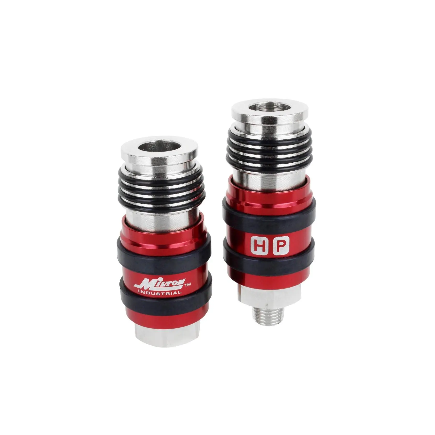 2 In ONE Universal Safety Exhaust Industrial Coupler, 1/4" NPT x 3/8" Body Flow