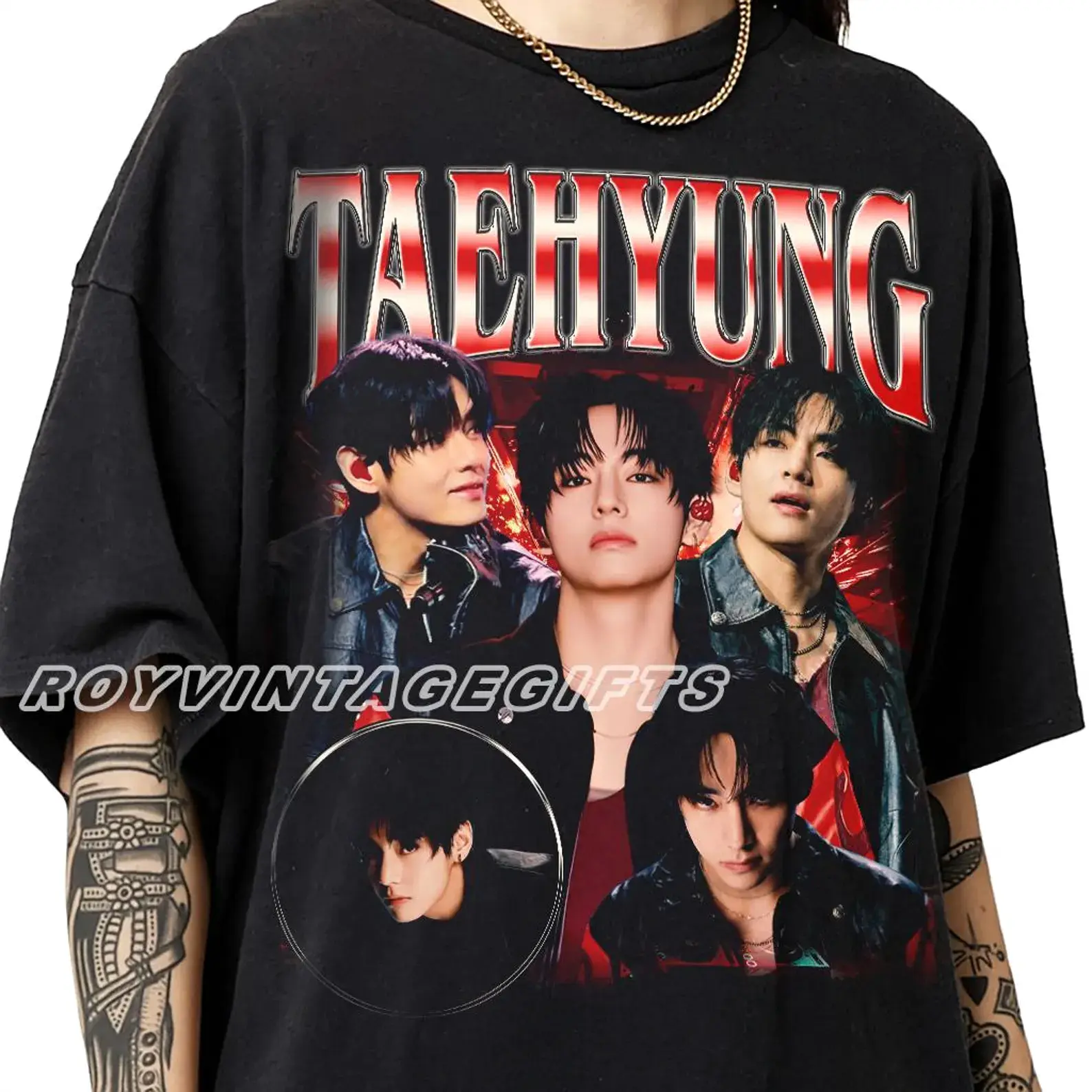 Bootleg Taehyung Shirt for Unisex Men and Women  – K Pop Fan Apparel