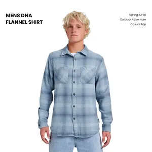 Quiksilver | Dna Flannel Shirt | 100% Cotton | Men’s Outdoor Adventure Casual Shirt for Spring/Fall | Top