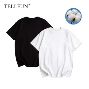 Men‘s Drop Shoulder Oversized Tee, Baggy Cotton Tees. Summer Hip-hop Oversized Y2K Streetwear Relaxed Breathable Everyday Fit.  Heavyweight Cotton Crew T-Shirt white tshirt