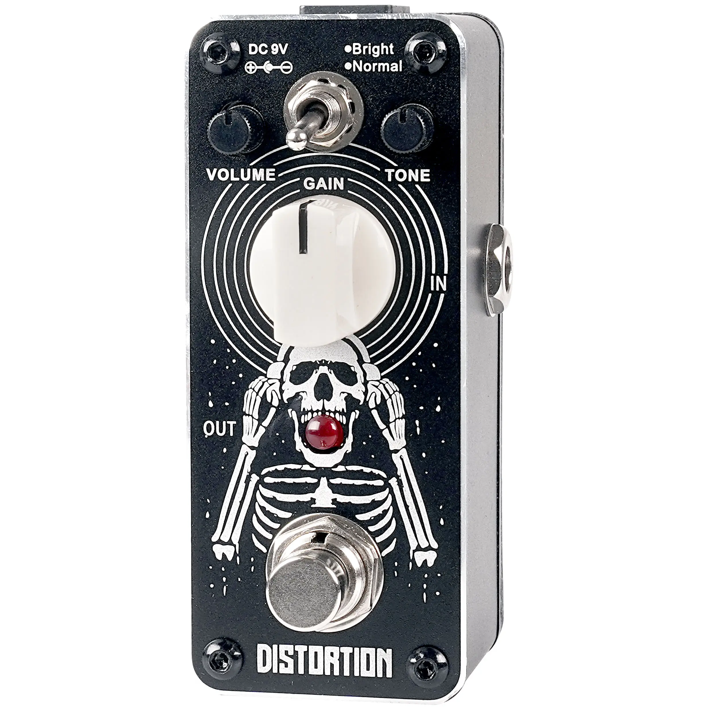Sondery Distortion Pedal with 2 Effects of Bright and Normal, 70-80’s Classical British Stack Sound, Mini Effect Pedal for Electric Guitars True Bypass, Art Design Series
