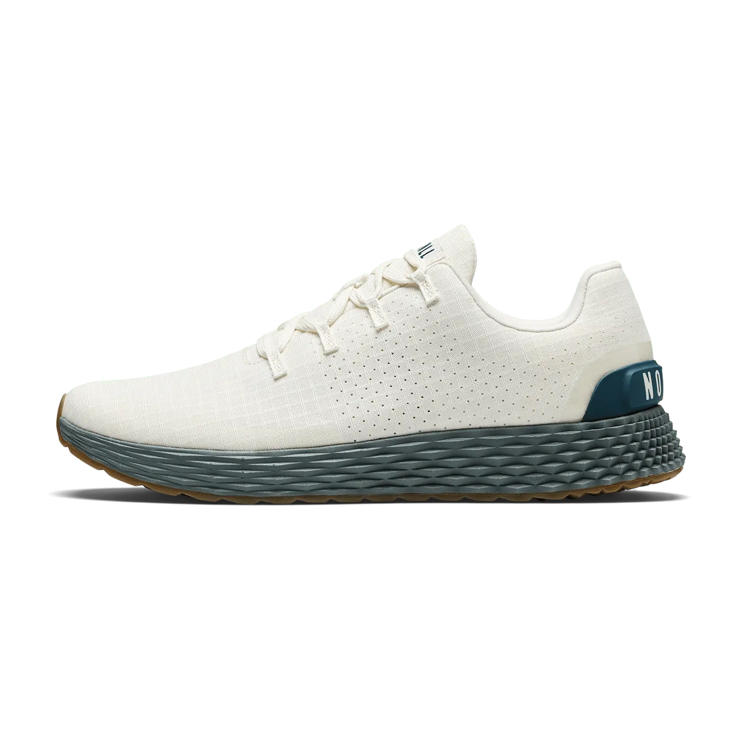 NOBULL Women's Allday 365 (Ripstop) in Classic White Storm Cloud