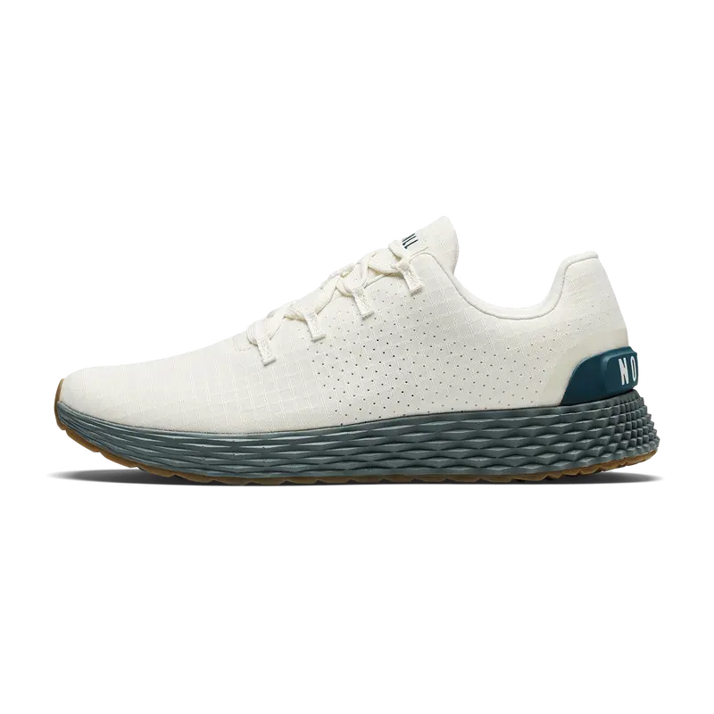 NOBULL Women's Allday 365 (Ripstop) in Classic White Storm Cloud