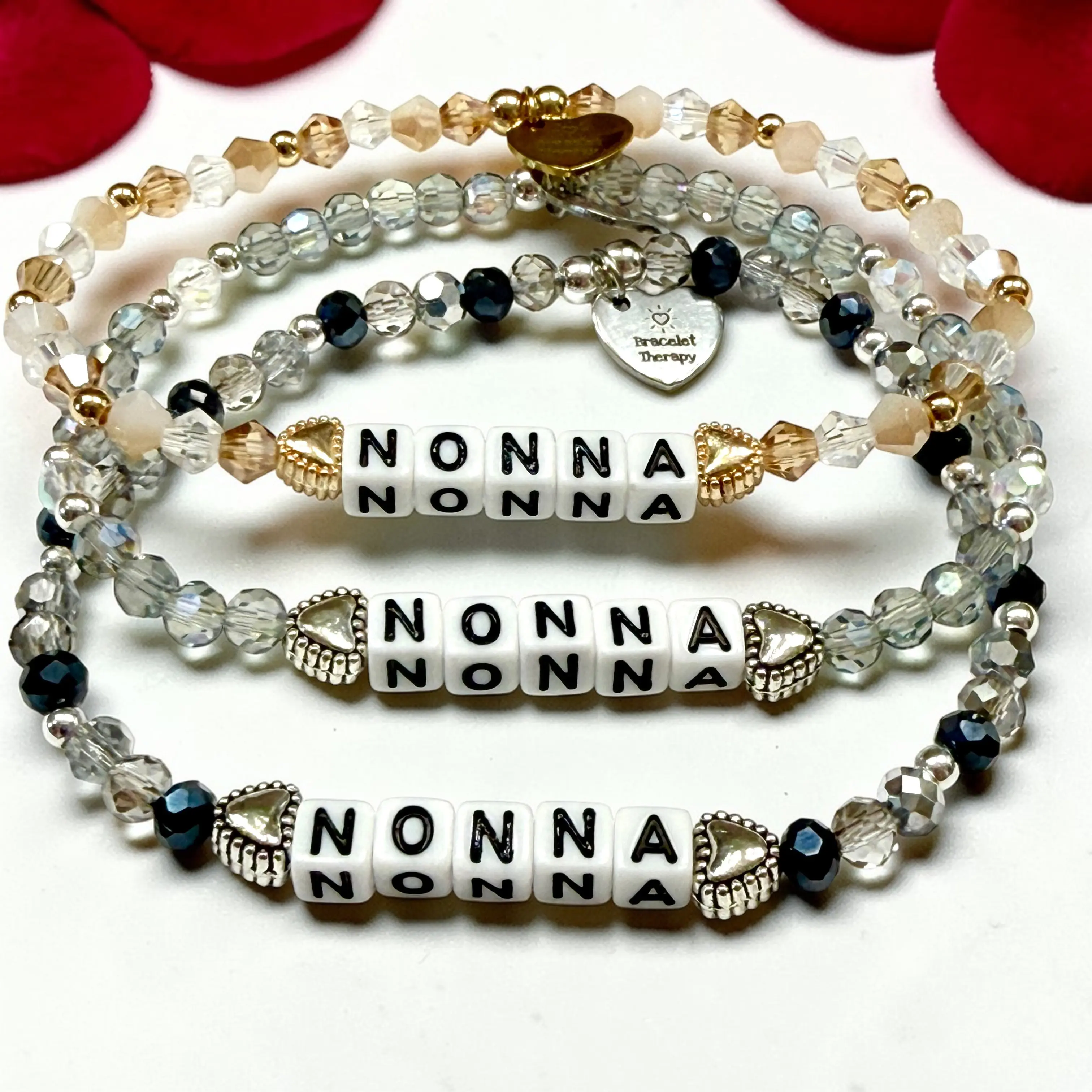 Nonna Bracelet | Grandma Bracelet Gift | Handmade Beaded Word Bracelet | Nonna Bracelets | Gift for Nonna | Nonna Jewelry | Nonna Gift