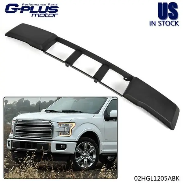 MOTOR GPLUS Front Bumper Lower Grille Grill Trim Panel For 2015 2016 2017 Ford F150 F-150, Auto Parts Accessories, Truck Accessories, Car Accessory