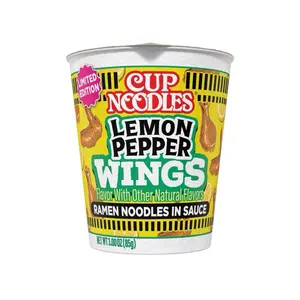 Limited Edition Cup Noodles Lemon Pepper Wings Ramen Noodle in Suace- 1 cup 3.0 oz