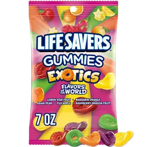 LIFE SAVERS Exotics Gummy Candy, 7 oz Bag