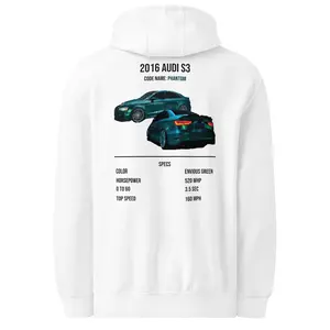 Audi S3 Hoodie White
