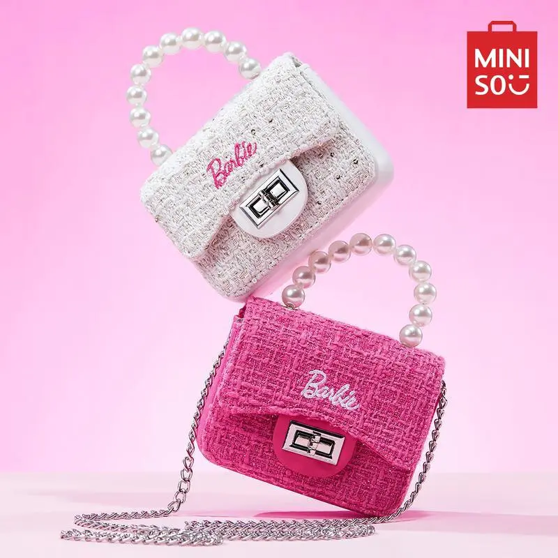 Barbie Series Small Fragrance Jelly Bag - Mixed Color Mini Jelly Crossbody Shoulder Bag for Girls, Cute Love Hourglass Design,Birthday gifts,School gifts Pink Chain