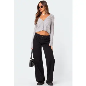 EDIKTED Daytime Low Rise Baggy Jeans