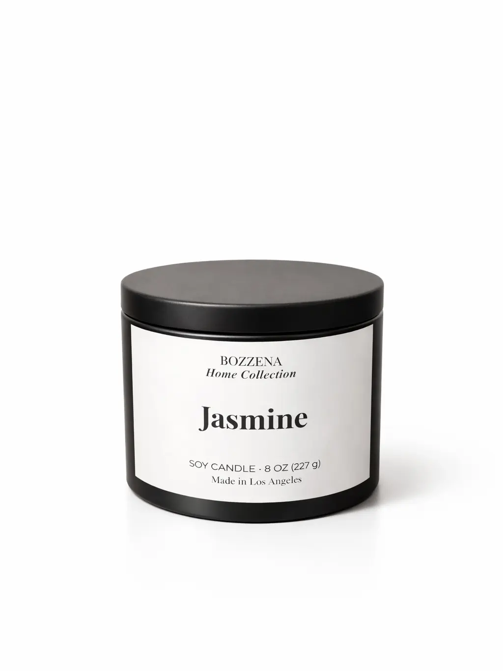 Jasmine Scented Candle – 8 Oz Natural Wax Home Fragrance