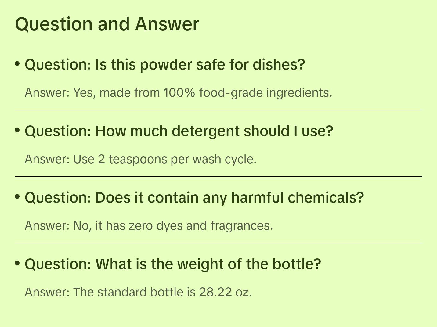 Powder Dishwasher Detergent, All Natural Dishwash Powder