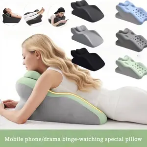 Two styles; ergonomic cervical support pillow; multifunctional nap/reading pillow; breathable bed pillow; suitable for side and back sleeping; memory foam neck pillow; removable pillowcase; multi-purpose back support