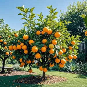 50+ PCS Orange Tree Seeds, Easy to Grow, FastGermination, Sweet Juicy Fruit, Perfect for Balcony,Patio & Home Gardens