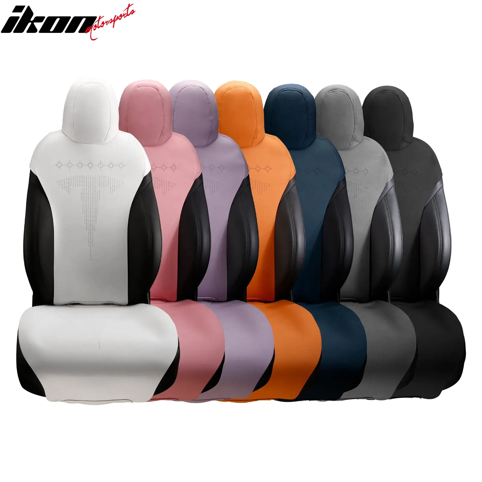Seat Covers Cushions V2 for Tesla Model 3 2017-2023 Suede Leather