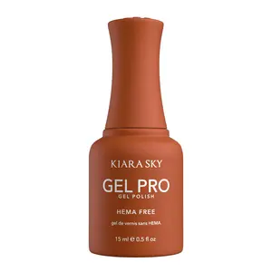 Kiara Sky Gel Pro - Clay Me Down HEMA-Free + TPO Free Nail Gel Polish | Intense Pigmentation, Long-Lasting Wear | Finish: Cream 15ml