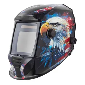 Welding Helmet Auto Darkening With True Color View, 3.94" X 3.15" Welding Hood, Solar-Powered Welder Mask, 4 Arc Sensors, Wide Shade Range 4/5-9/9-13, Suitable For TIG MIG ARC Welding, Grinding And Cutting, Metis Series