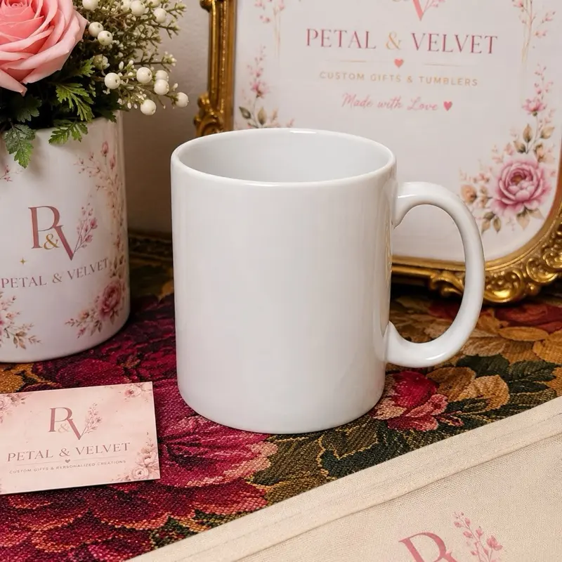 15oz Custom Personalized Ceramic Coffee Mug & Cup, Reusable Washable Kitchen Drinkware - Customizable with Photo, Name, Text for Gifting. kitchenware free delivery